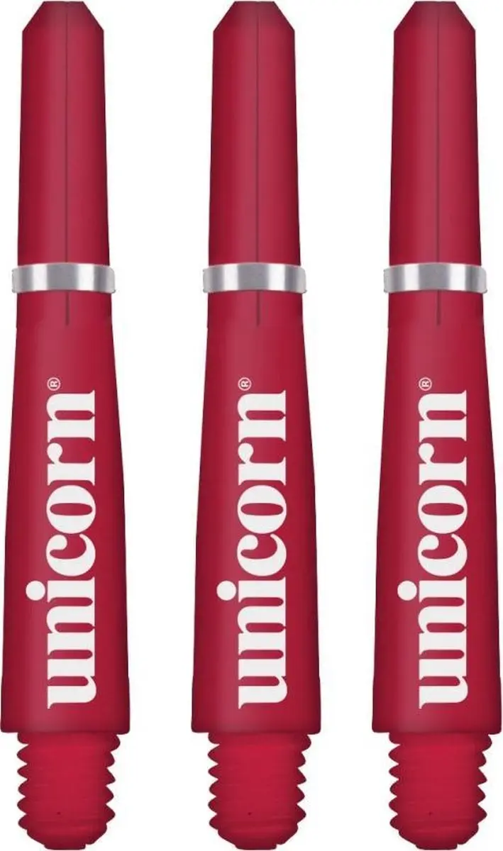Unicorn Gripper 4 Dart Shafts Rood - 3 Stuks - afbeelding 3 van 3