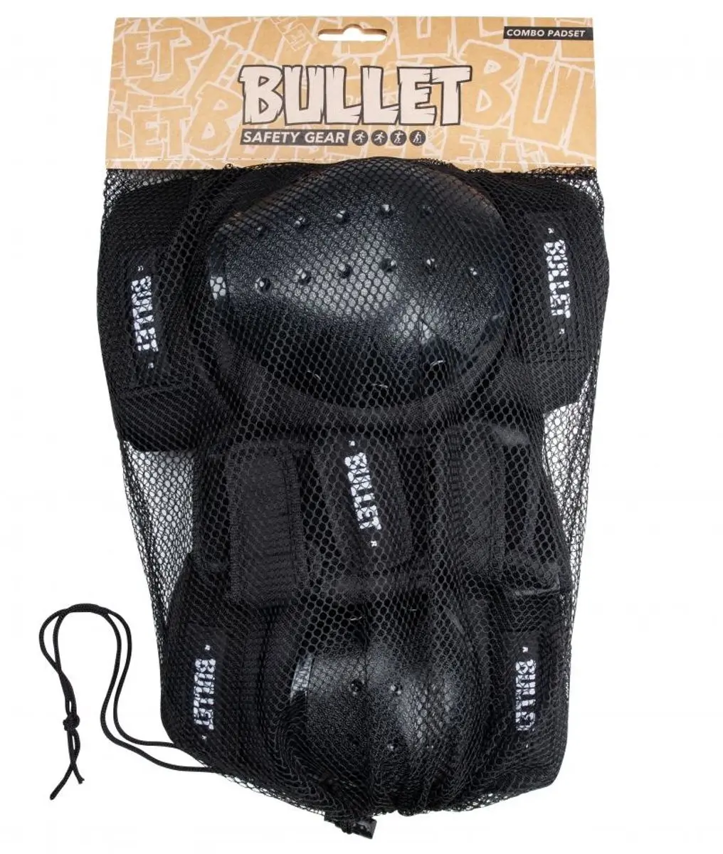 Bullet Standard Combo Triple Padset - Zwart S