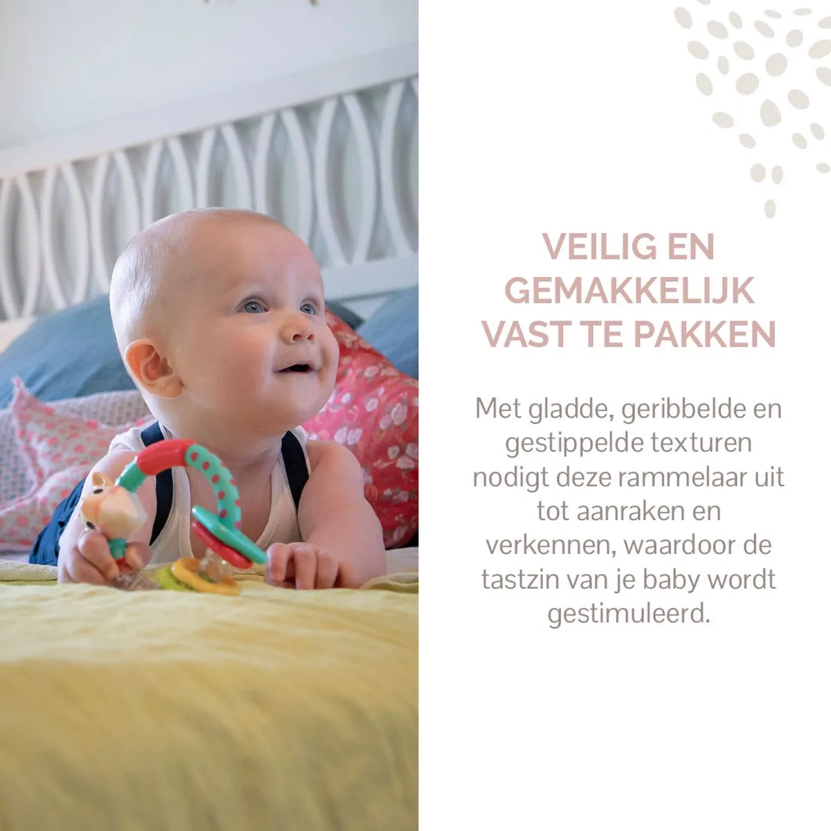 Sophie de Giraf Multi-textuur Rammelaar - Meerkleurig