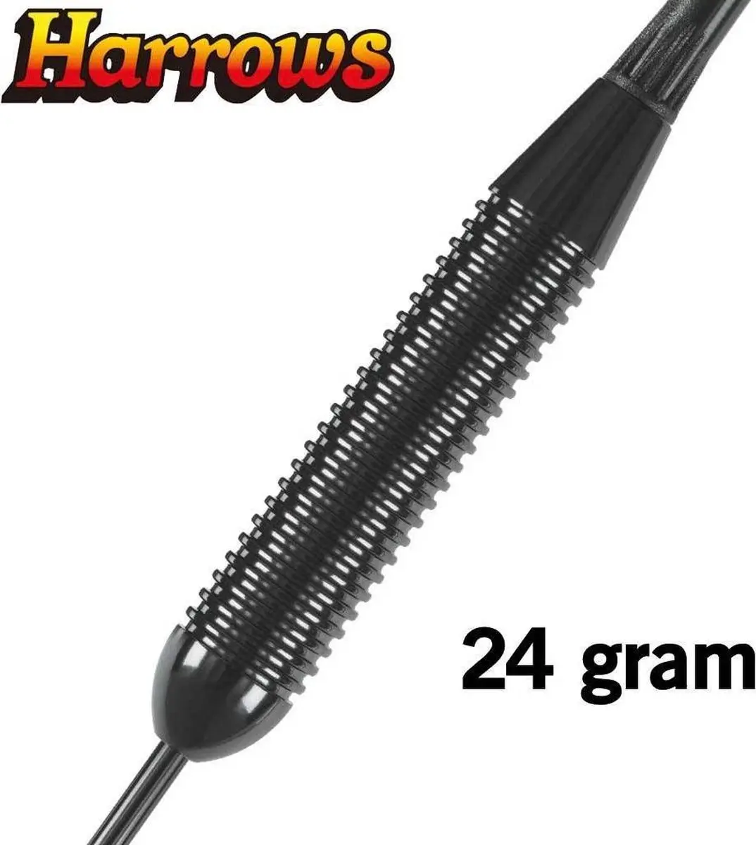 Harrows Black Arrow 25Gk Darts - 3 Stuks - Zwart