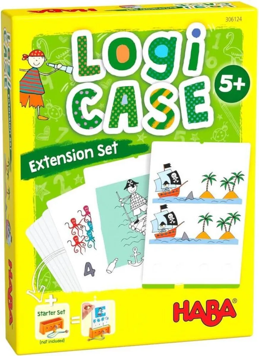 Haba Denkspel LogiCASE Uitbreidingset Piraten 5+