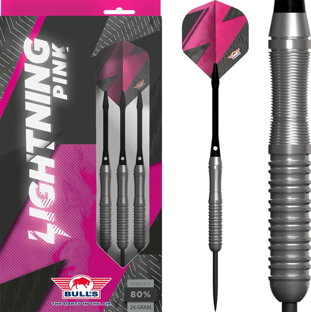 Bull's Lightning Pink Dartpijlen 22g