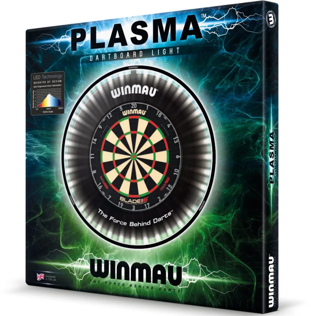 Winmau Plasma Dartbordverlichting 8073-01 - Zwart