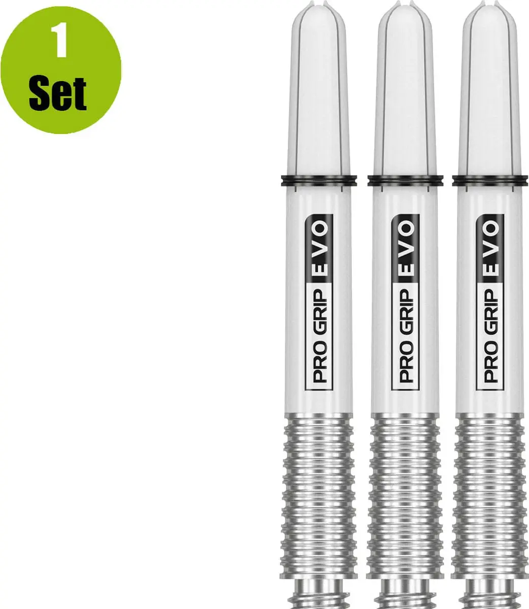 Target Pro Grip Evo Al Silver Dart Shafts 3 Stuks