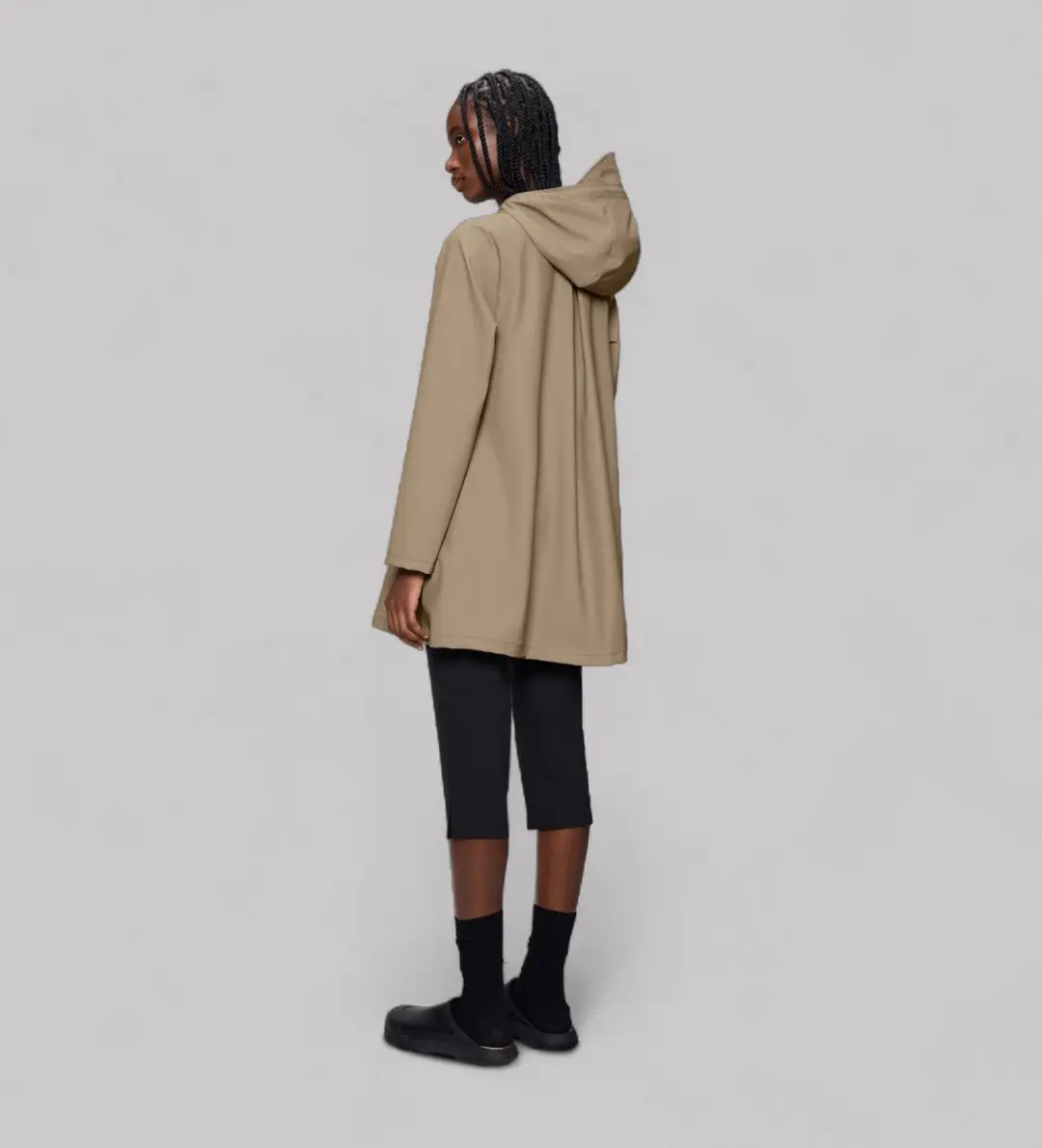 Rains Jas A-lijn - Beige