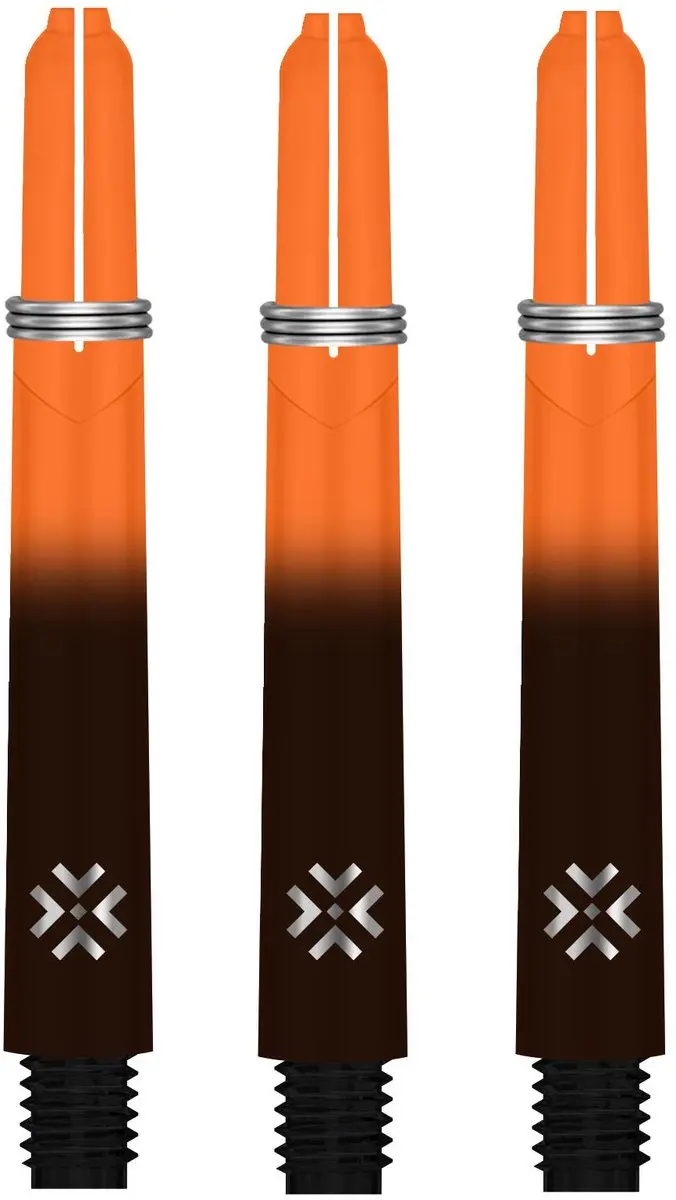 Bullet Shafts 41mm - 3 Stuks - Zwart/Oranje