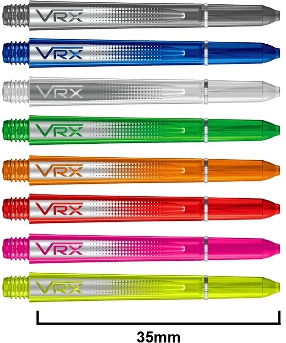 Red Dragon VRX Black Tint Dart Shafts TC464 - 3 Stuks