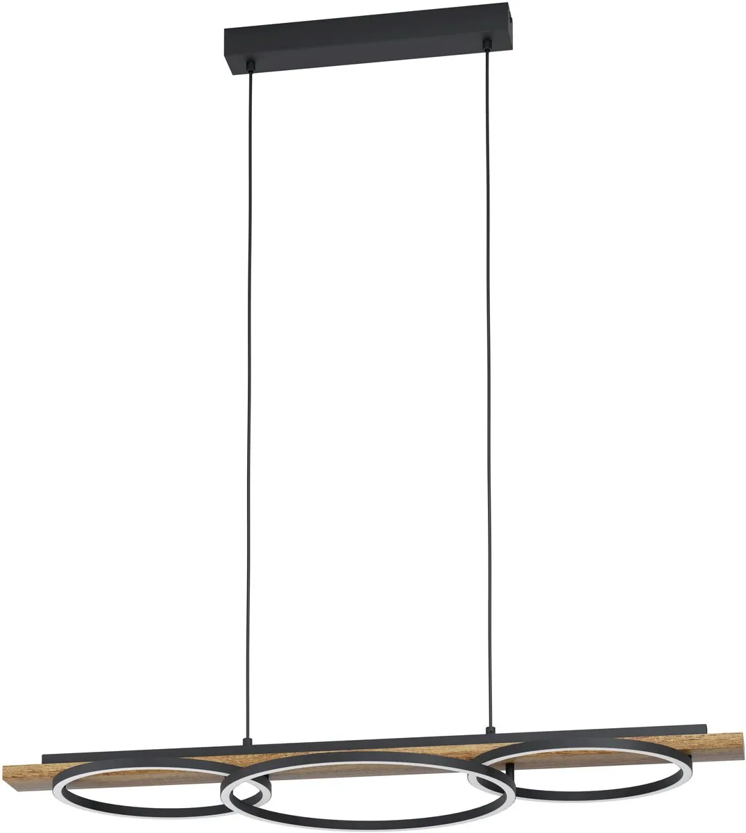 Eglo Boyal Hanglamp 101cm - 3 Lichtpunten - Bruin
