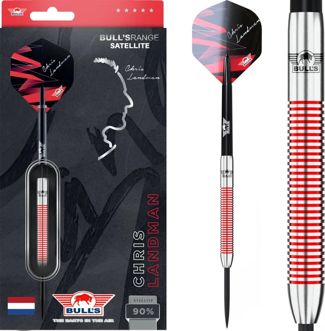 Bull's Chris Landman Dartpijlen 90% Tungsten 21g - 3 Stuks