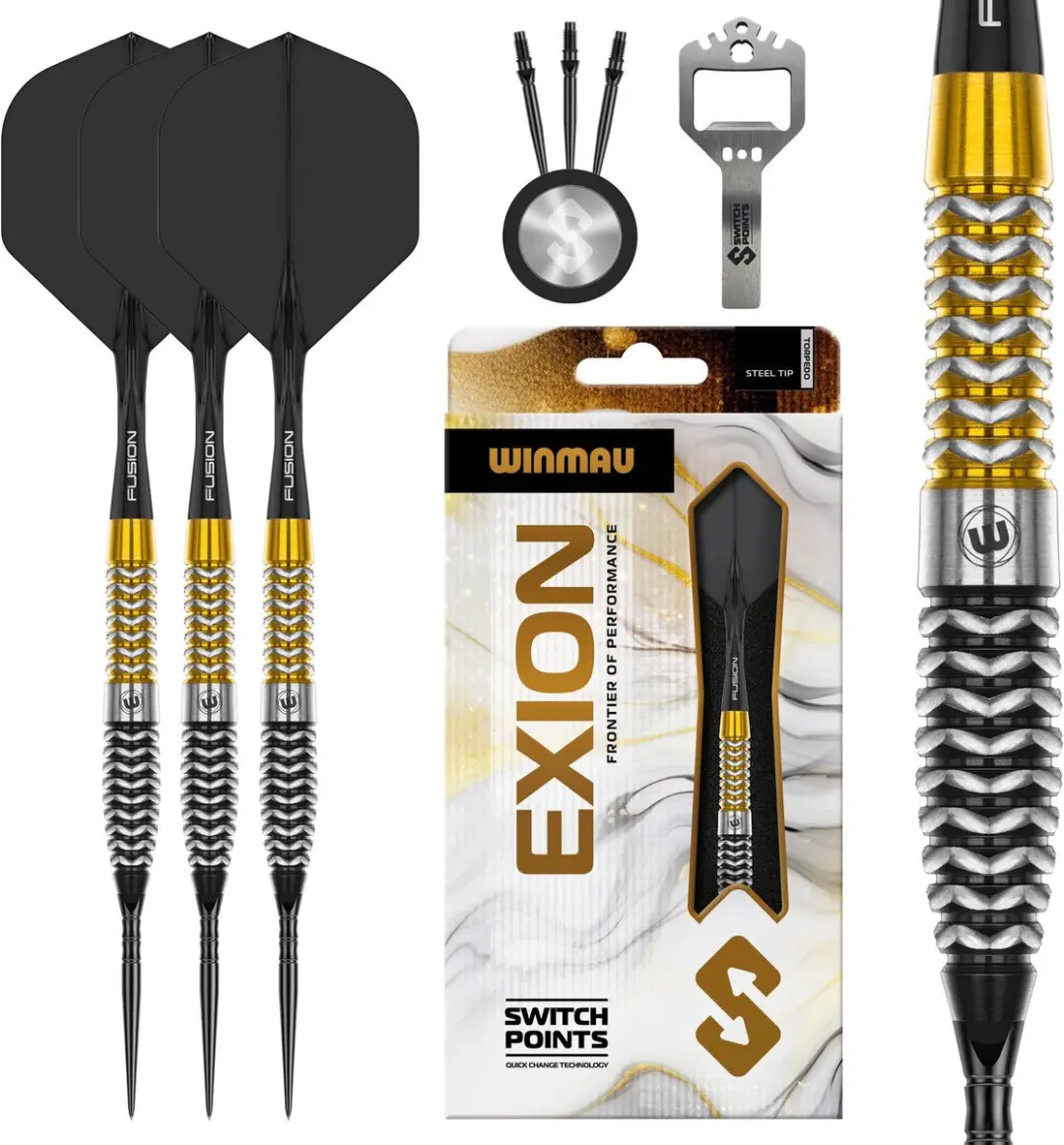 Winmau Exion Torpedo Switch Point 90% Dartpijlen
