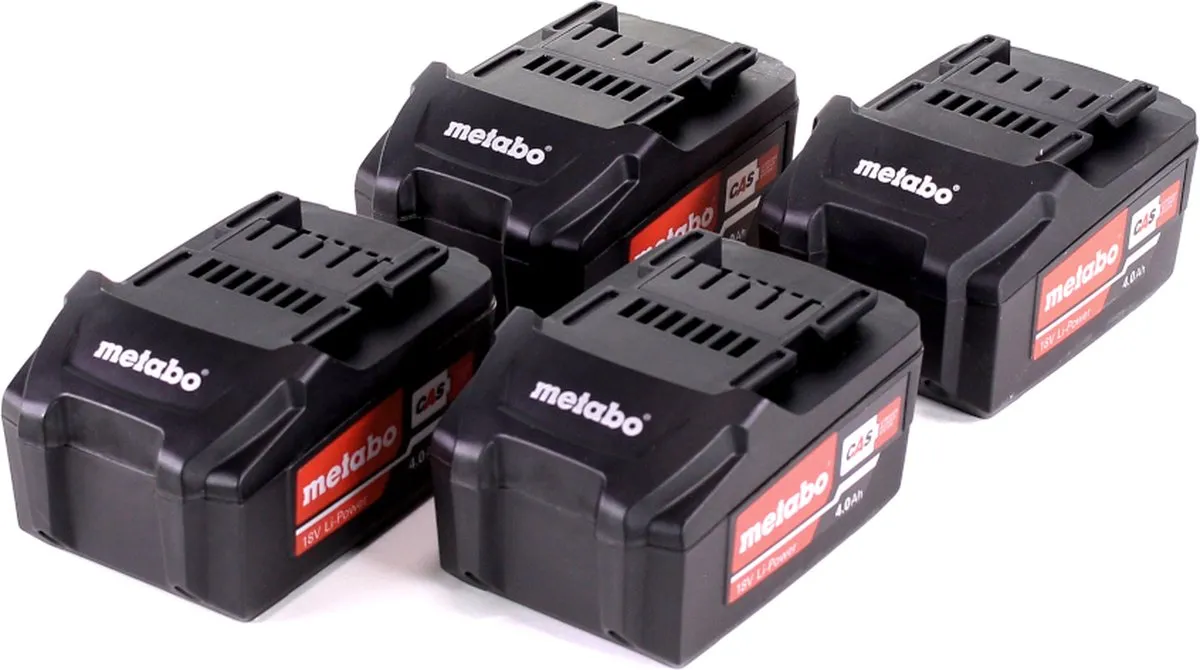 Metabo Li-Power 18V 4.0Ah CAS Accupack - 4x 625591000
