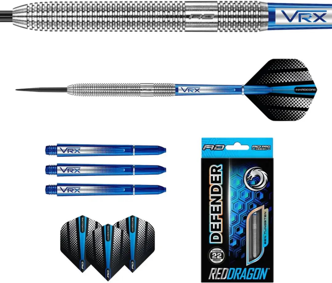 Red Dragon Defender 85% Dartpijlen 3 Stuks - Zilver - afbeelding 6 van 6
