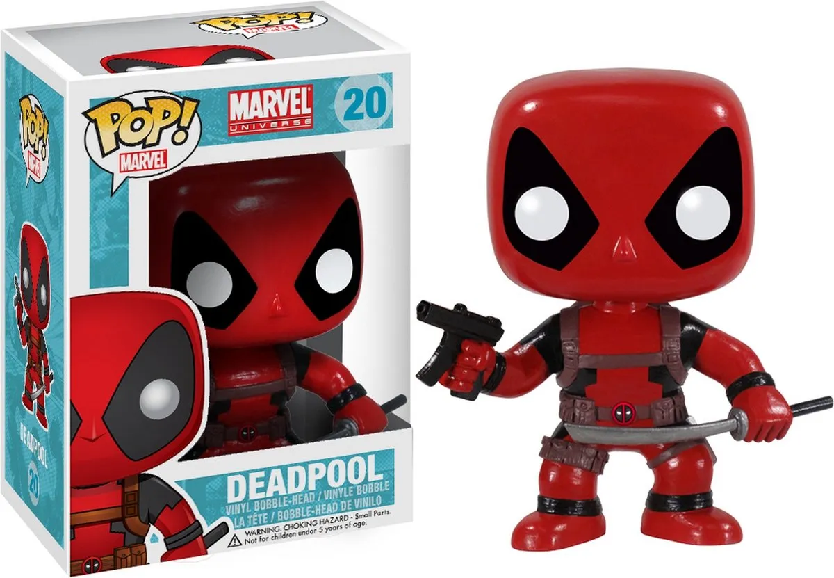 Funko Pop! Deadpool Marvel Figuur 10cm - 3052 - Multicolor - afbeelding 3 van 6