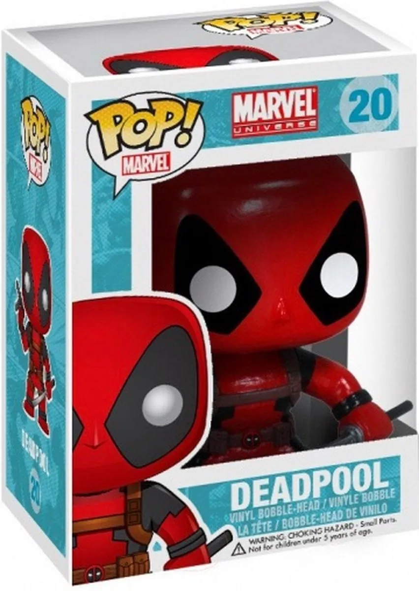 Funko Pop! Deadpool Marvel Figuur 10cm - 3052 - Multicolor - afbeelding 2 van 6