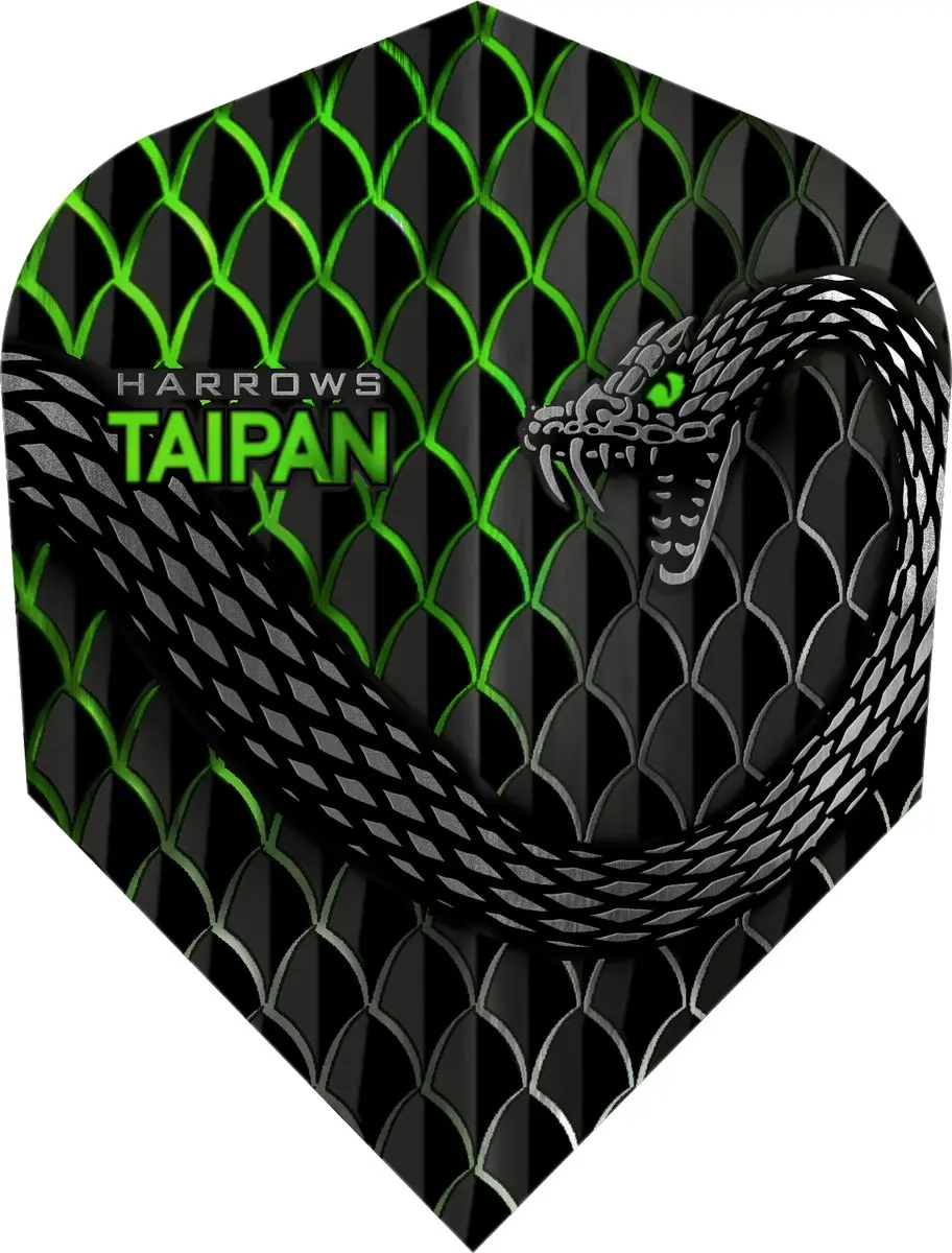 Harrows Taipan Green Dart Flights HF2303