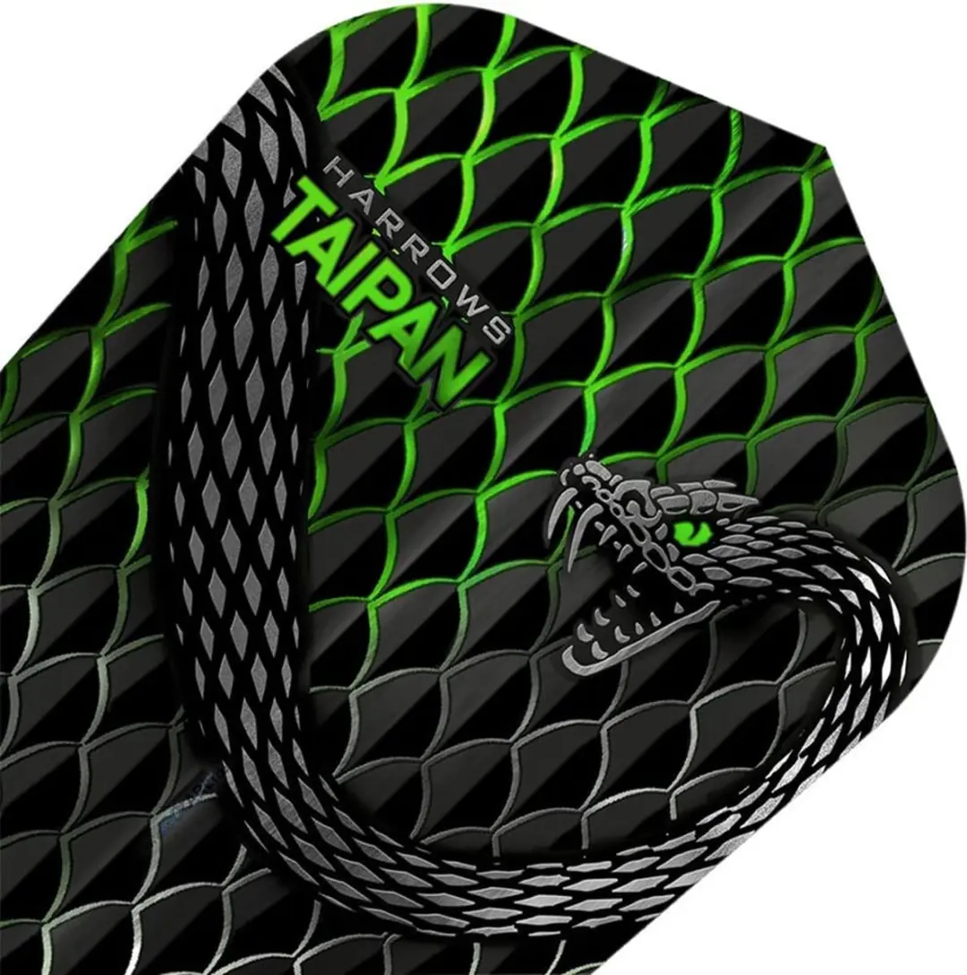 Harrows Taipan Green Dart Flights HF2303 - 3 Stuks