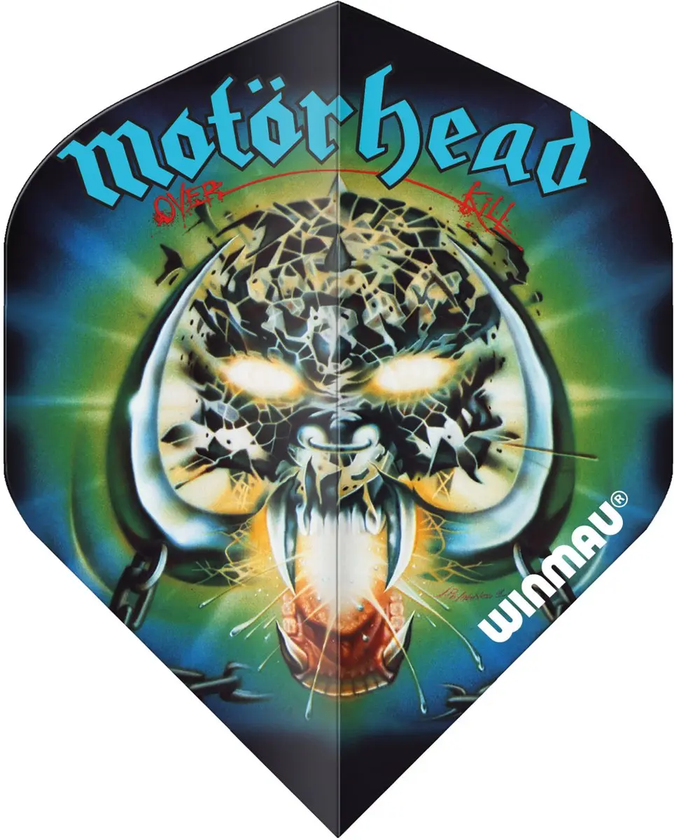 Winmau Rock Legends Motorhead Dart Flights - 3 Stuks - Multi