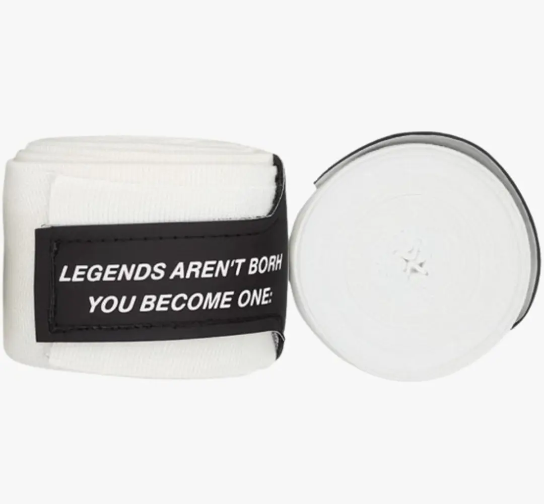 Legend Boksbandages 2,5m - One Size Wit