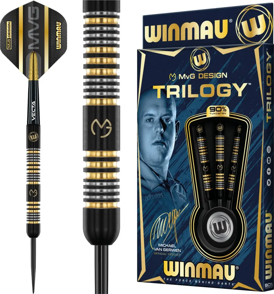 Winmau Michael van Gerwen Trilogy 90% Dartpijlen