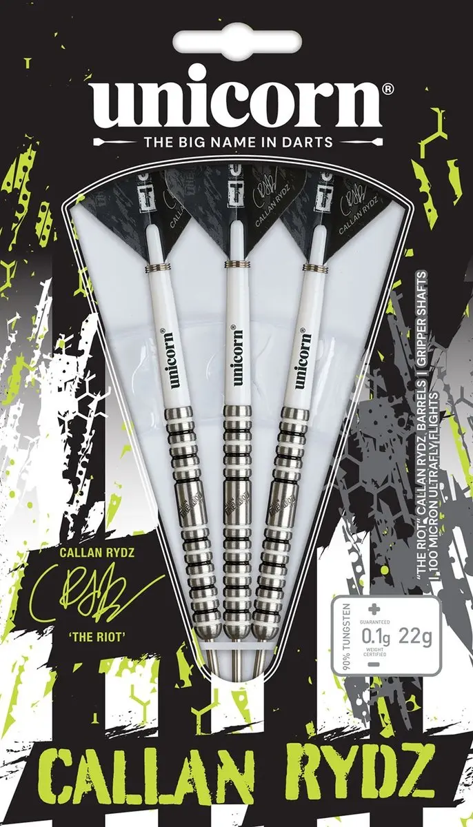 Unicorn Callan Rydz Phase 2 Dartpijlen 90% - 3 Stuks