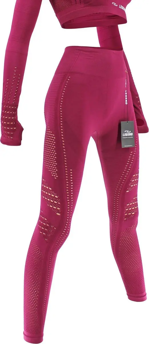 Legend Sport Legging Raspberry - L - Transparant