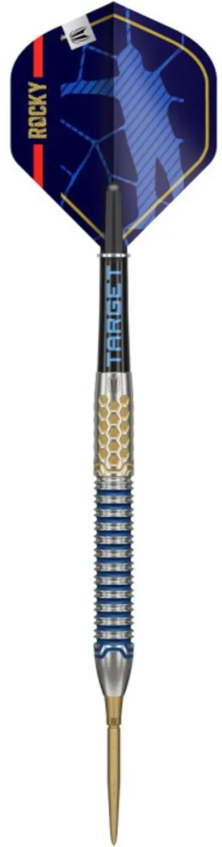 Target Josh Rock G1 Swiss Point Dartpijlen - 3 Stuks - Blauw/Goud