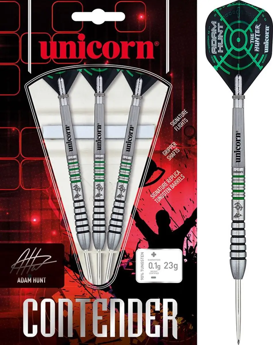 Unicorn Contender Adam Hunt 90% Dartpijlen