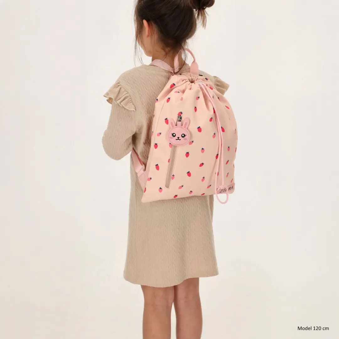 Zebra Trends Buddies Zwemtas Rugzak - Roze - afbeelding 6 van 6