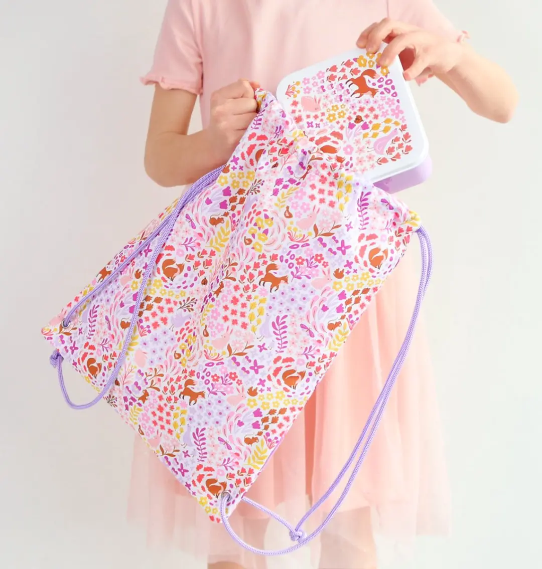 A Little Lovely Company Gymtas Bloementuin - 5L