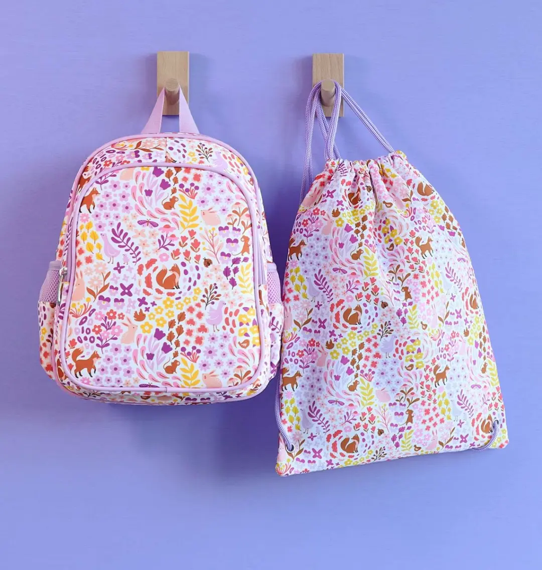A Little Lovely Company Gymtas Bloementuin - 5L