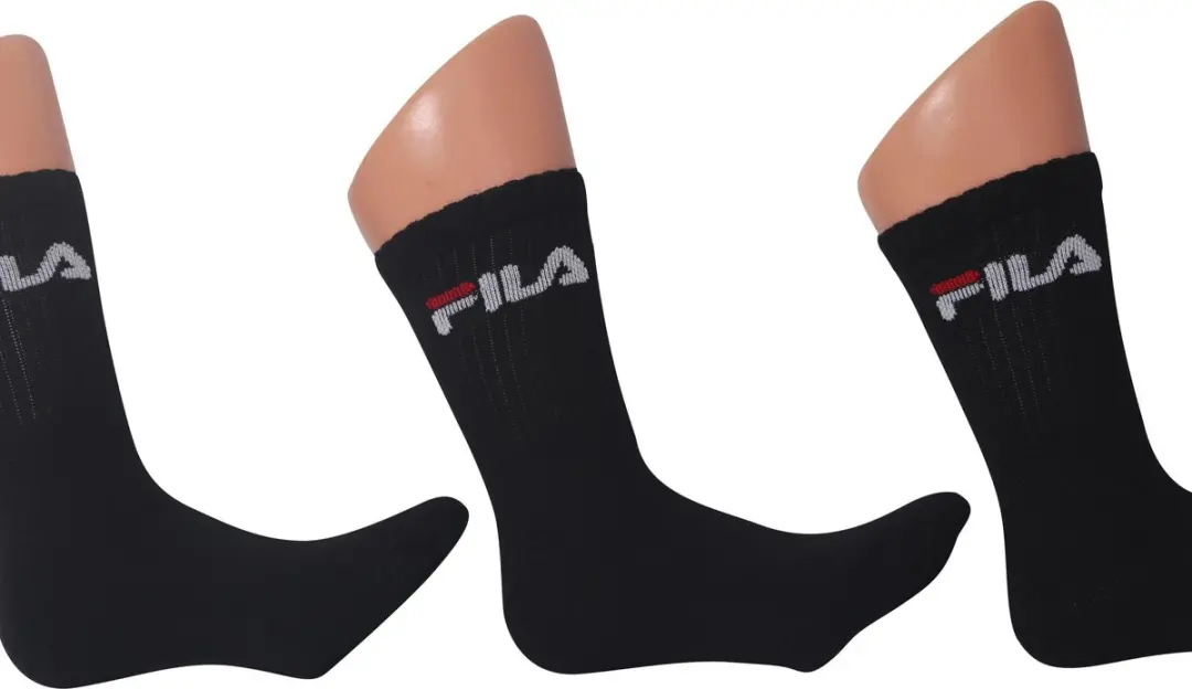 Fila Tennis Sokken 39-41 - 3 Stuks - Zwart