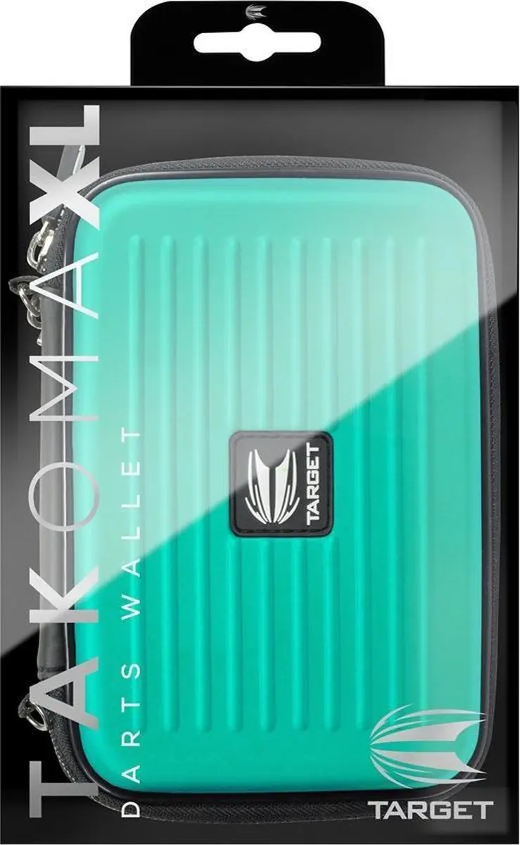 Target Takoma XL Dartkoffer - Aqua - 6 Darts - 19x13x5cm