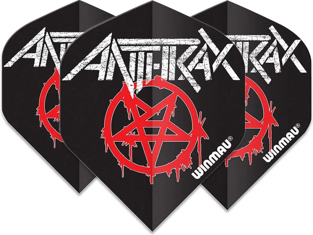 Winmau Rock Legends Anthrax Dart Flights