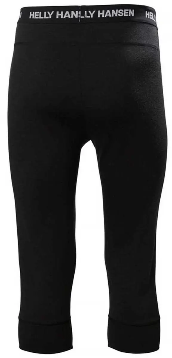 Helly Hansen Lifa Merino Midweight 49367 3/4 Basislaag Broek - Zwart 2XL