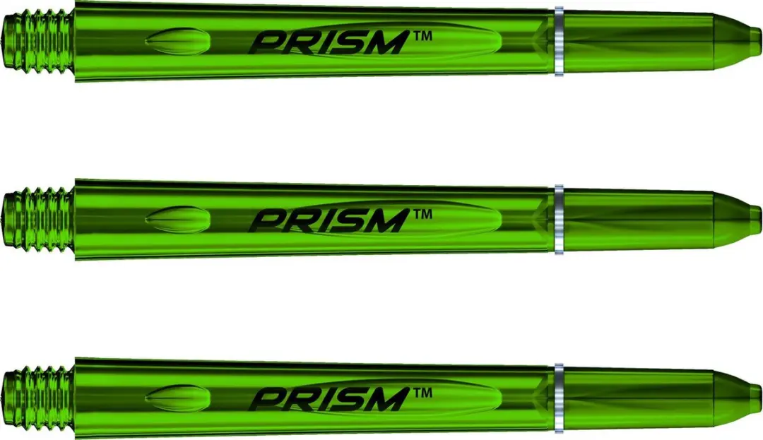 Winmau Prism Shaft Groen 7015-202 - 3 Stuks