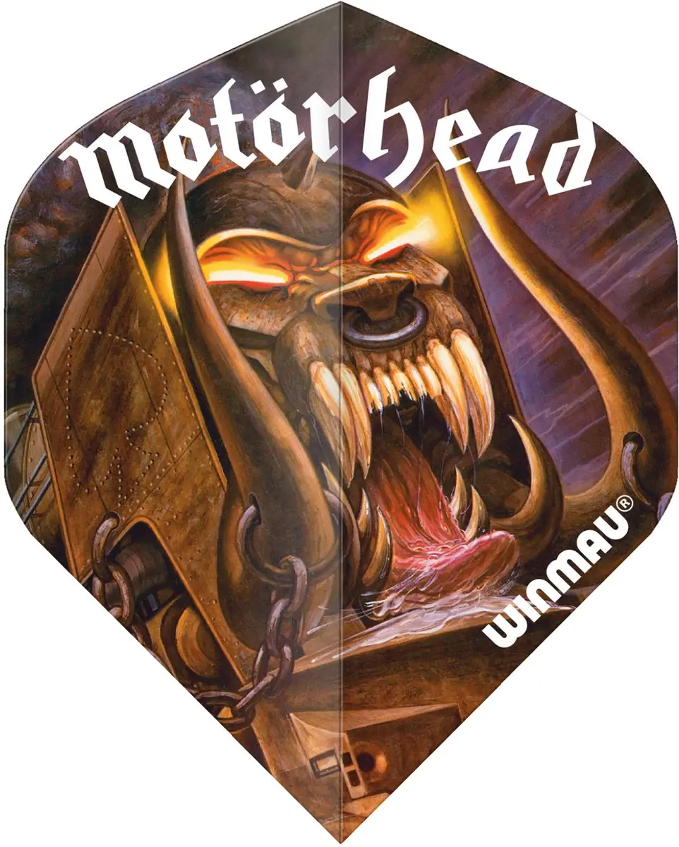 Winmau Rock Legends Motorhead Orgasmatron Dartvleugels