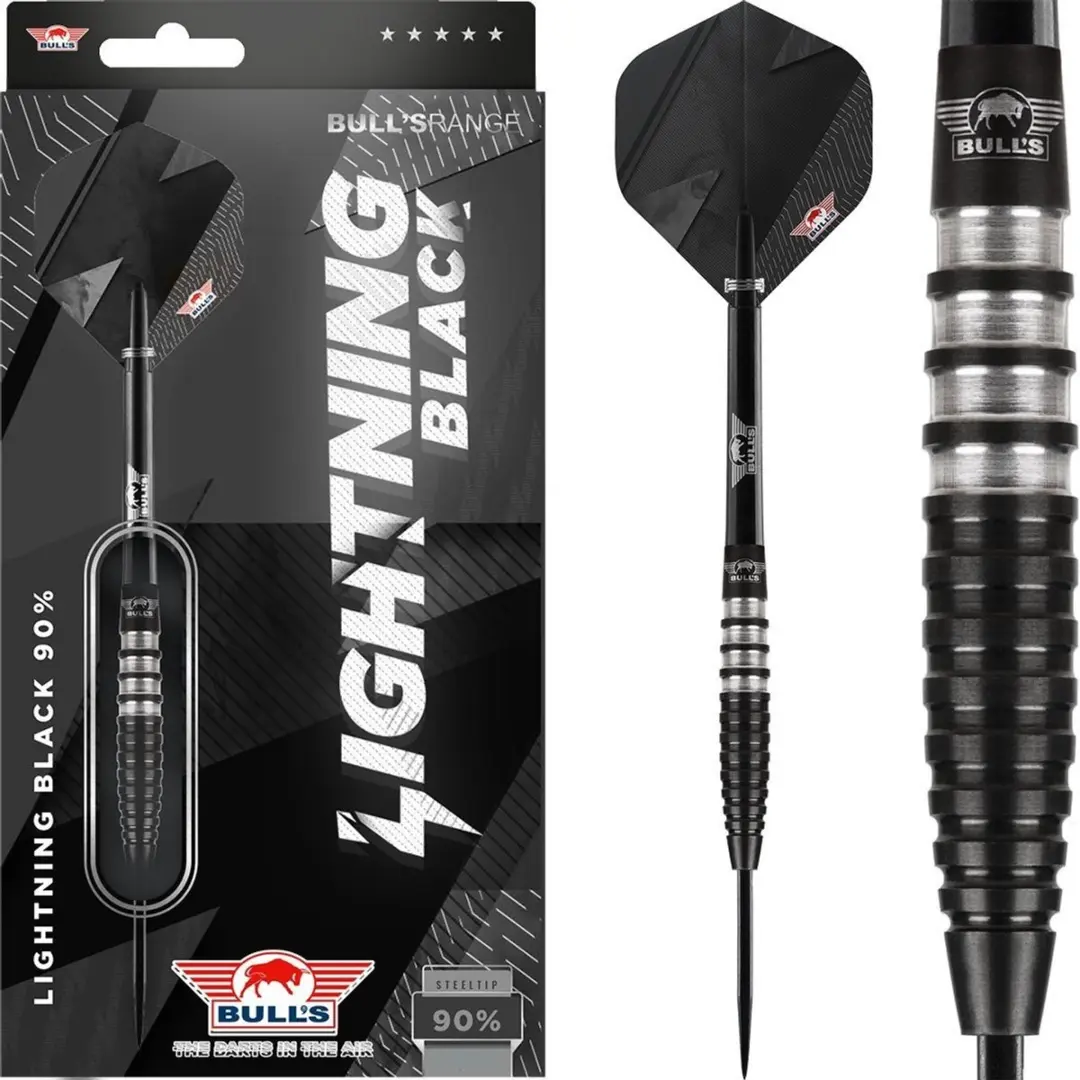 Bull's Lightning Black Dartpijlen 25g