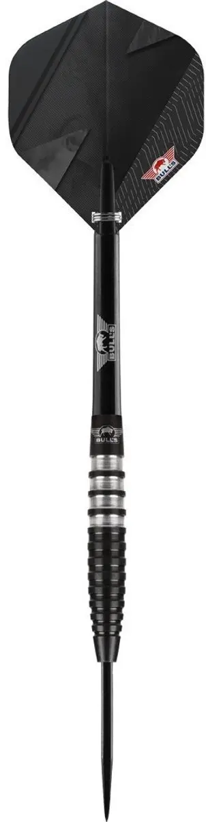 Bull's Lightning Black Dartpijlen 25g - 3 Stuks - afbeelding 6 van 6