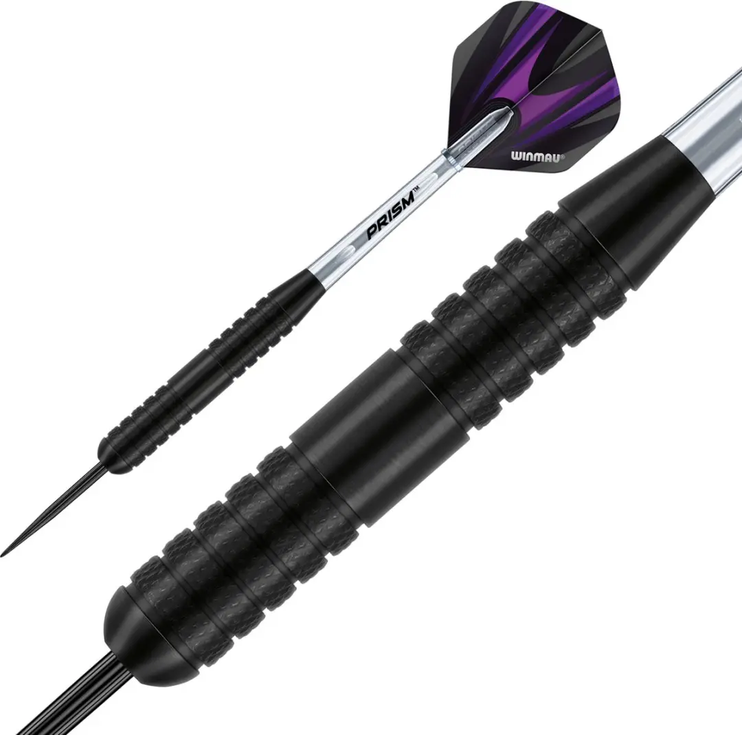 Winmau Apocalypse 3 Brass Dartpijlen - 3 Stuks - Zwart