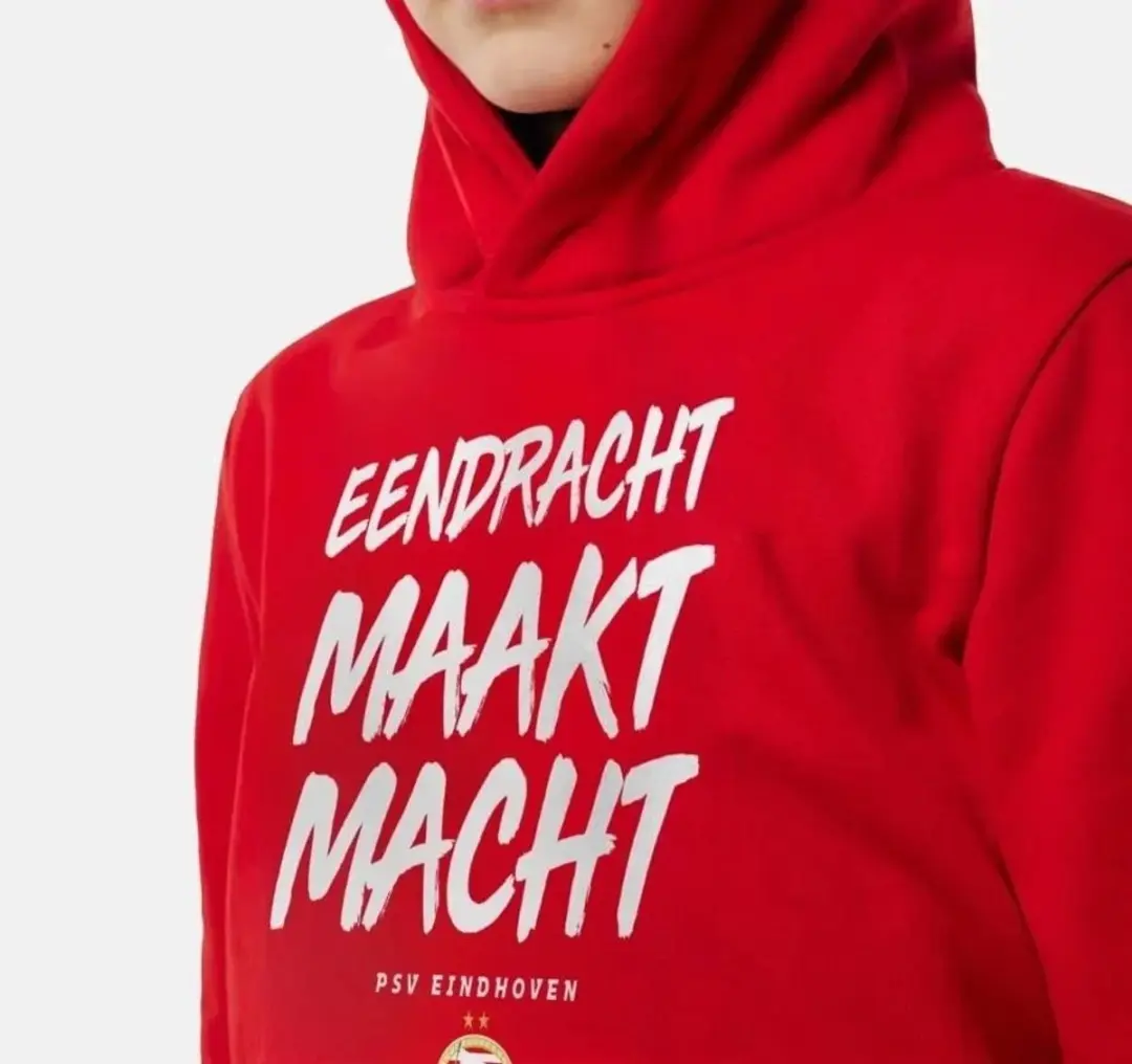 PSV Hoodie 'Eendracht maakt macht' 164 - Rood