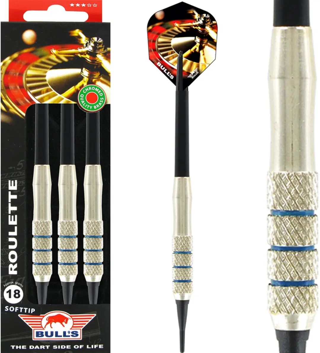 Bull's Roulette Brass A Soft Tip Dartpijlen 18g