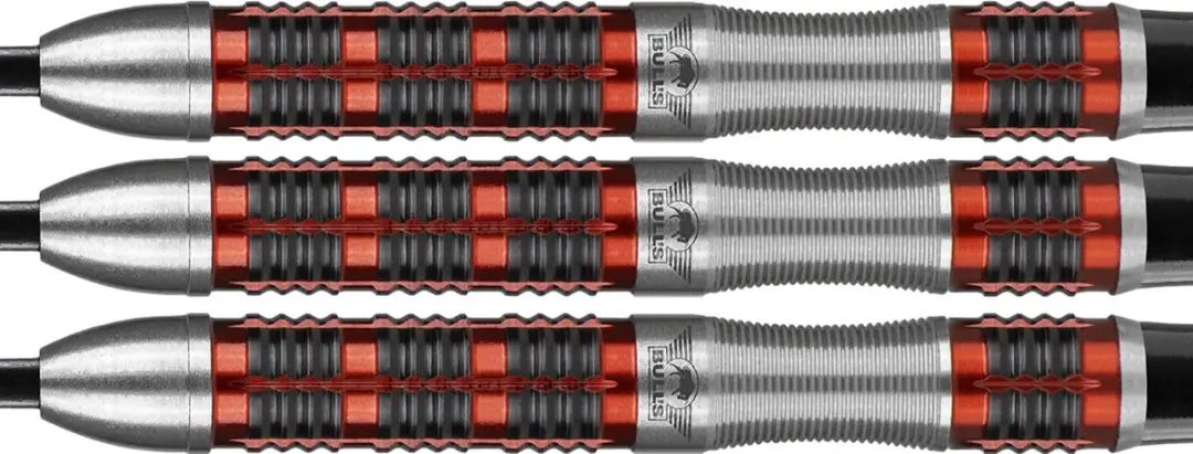 Bull's Smoke 90% Red Ember Steeltip - 3 Stuks