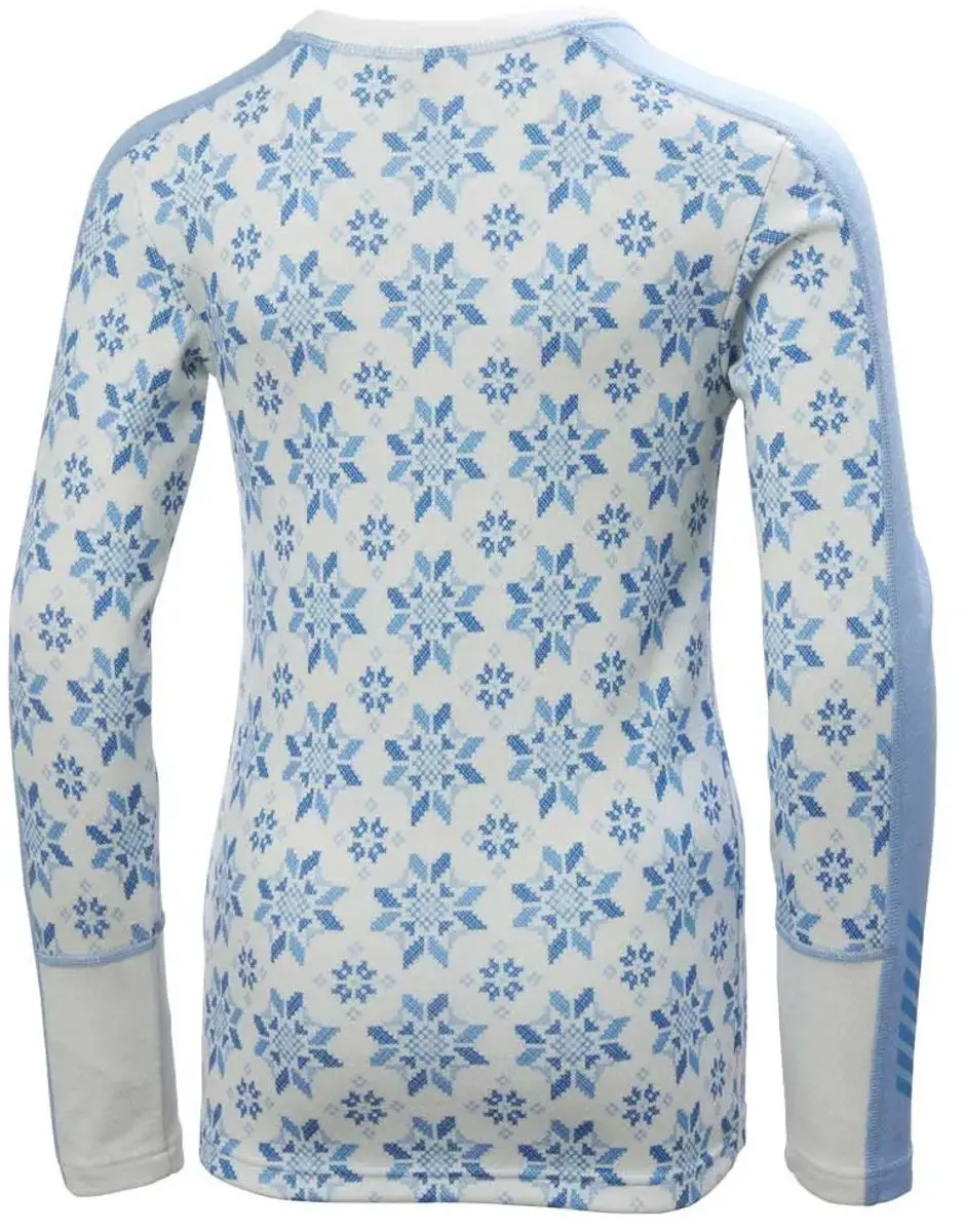 Helly Hansen Graphic Lifa Merino Junior Basislaagbroek 146 - Bright Blue