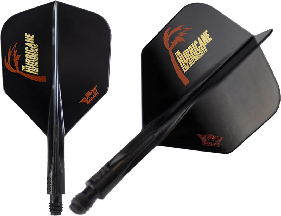 Condor Axe Kim Huybrechts The Hurricane Std.6 Black Dart Flights - 3 Stuks