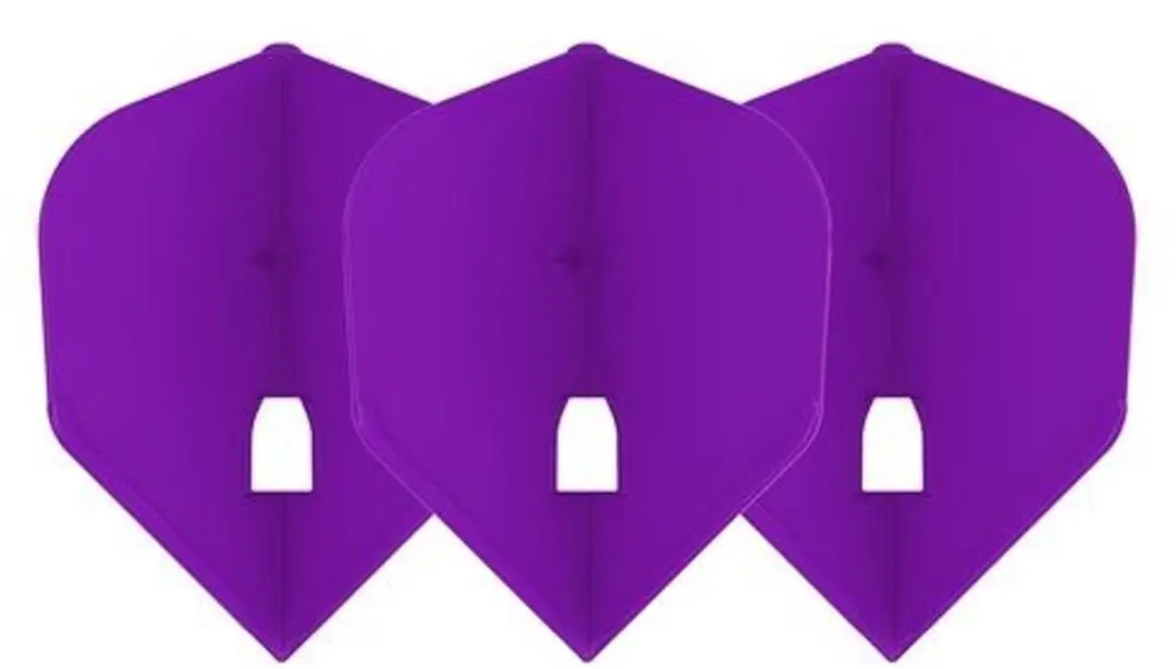 L-Style Champagne Flight L3 Shape Solid Deep Purple FP3331 - 3 Stuks