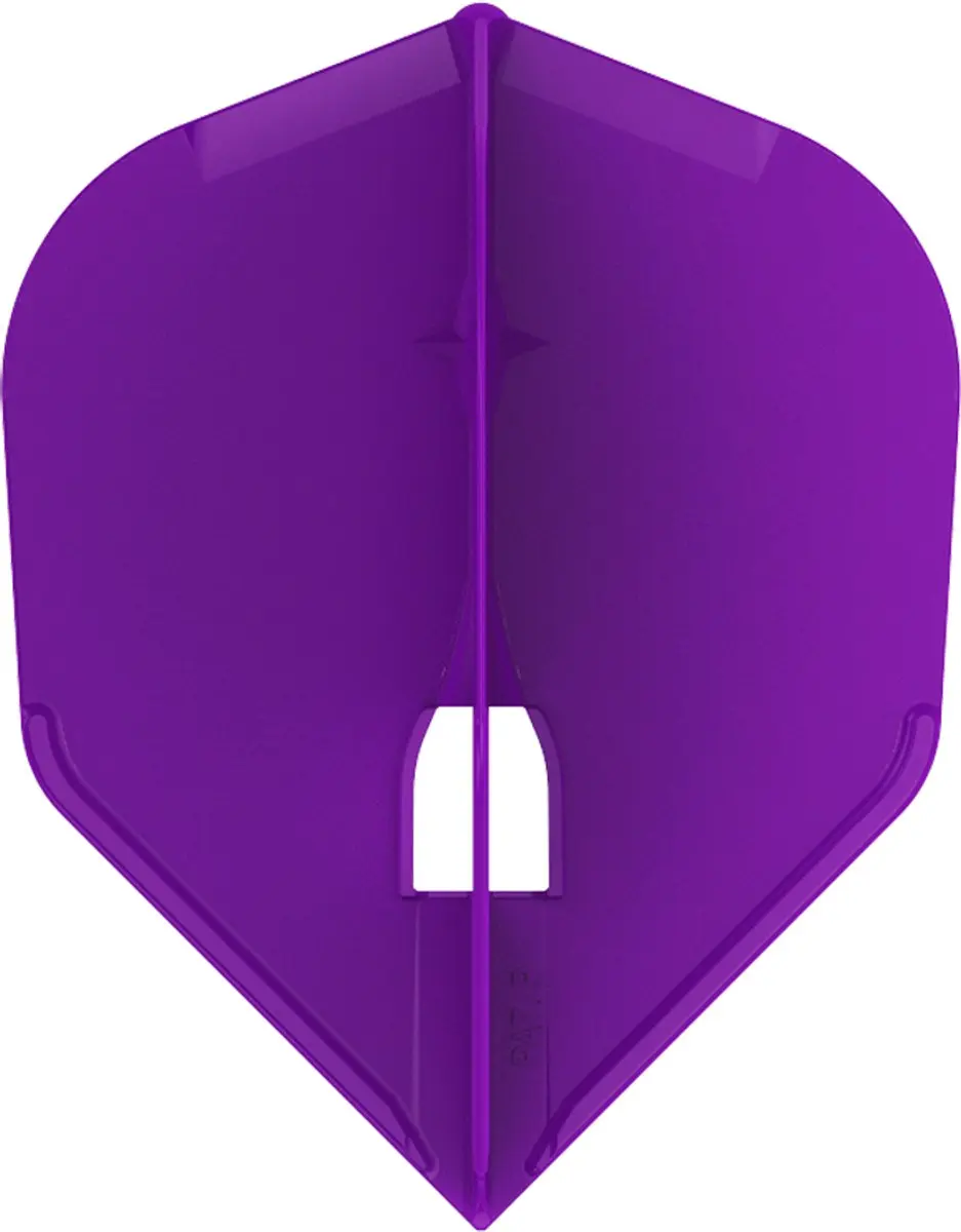 L-Style Champagne Flight L3 Shape Solid Deep Purple FP3331 - 3 Stuks