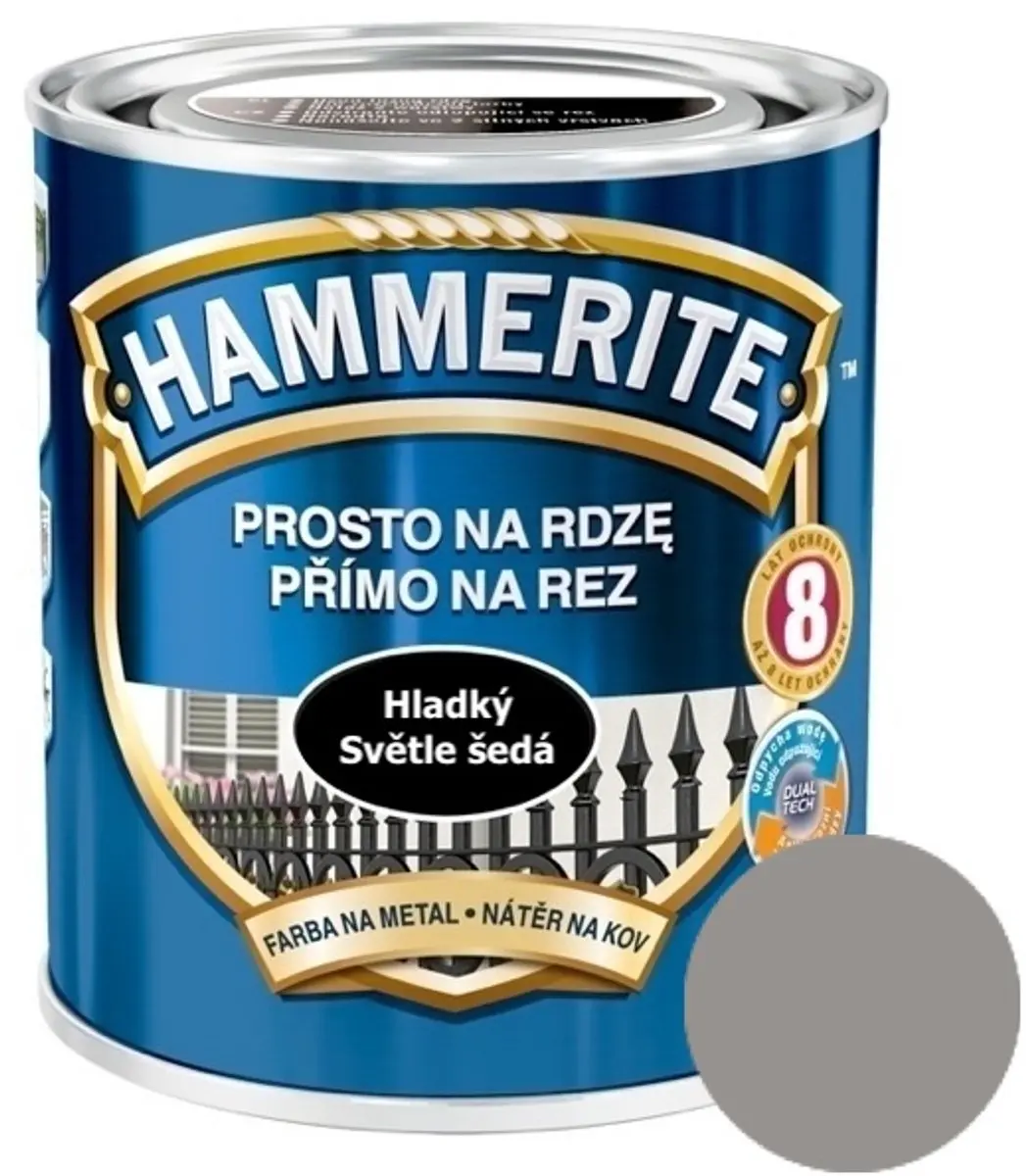 Hammerite Metaalverf Grafiet - Antiroest Direct Toepasbaar