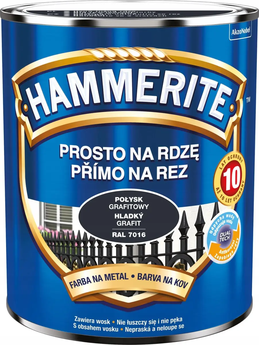 Hammerite Metaalverf Grafiet