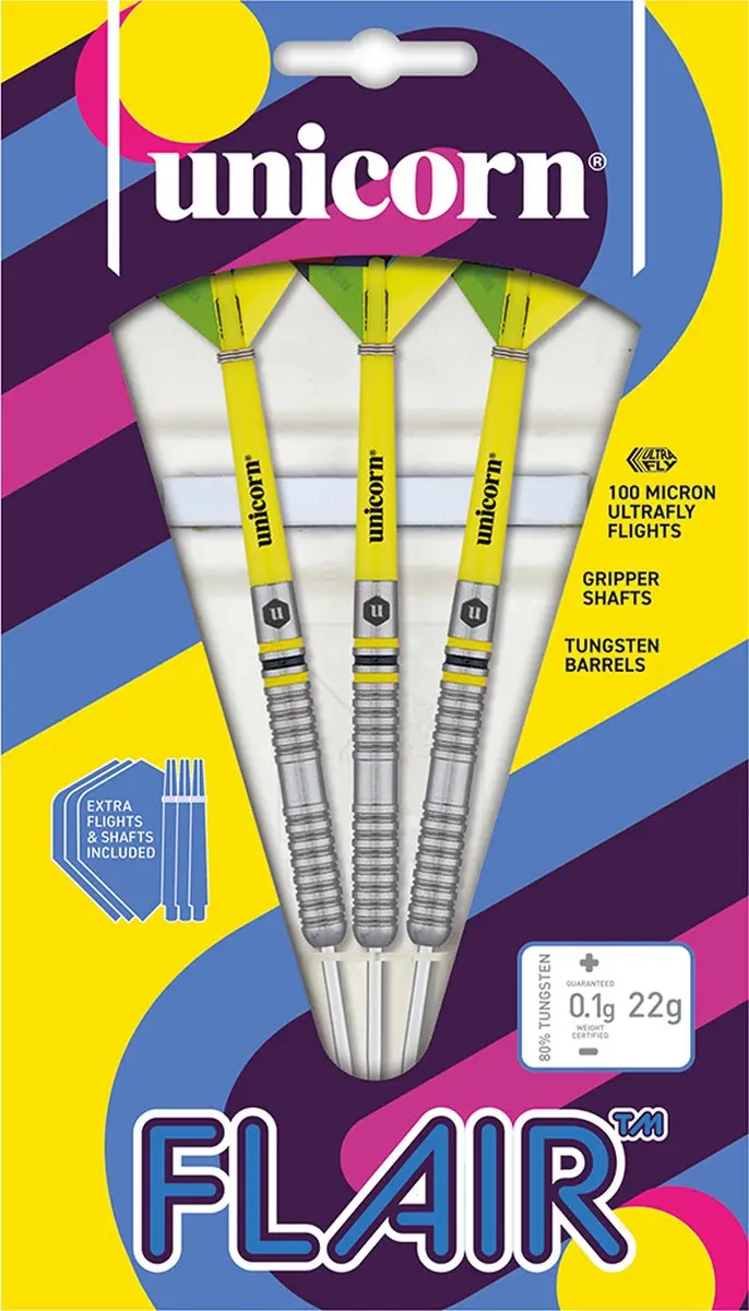 Unicorn Flair 3 80% 27722 - 3 Stuks - Meerkleurig