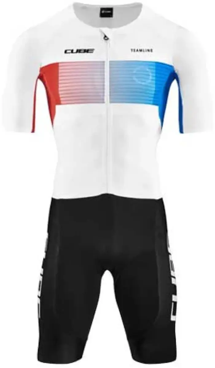 Cube Teamline Triatlonpak M - Black/Blue/White